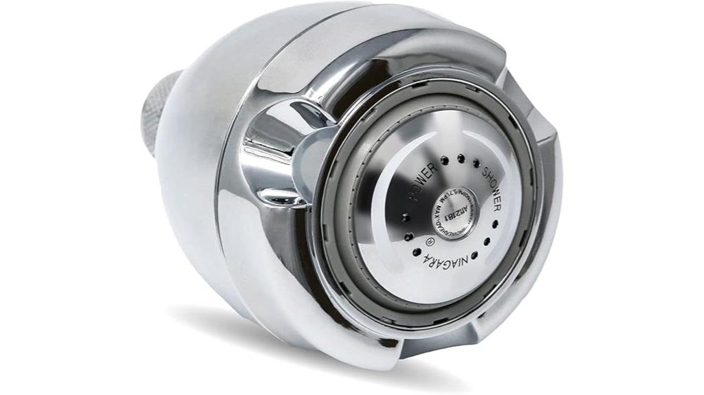 high efficiency chrome showerhead
