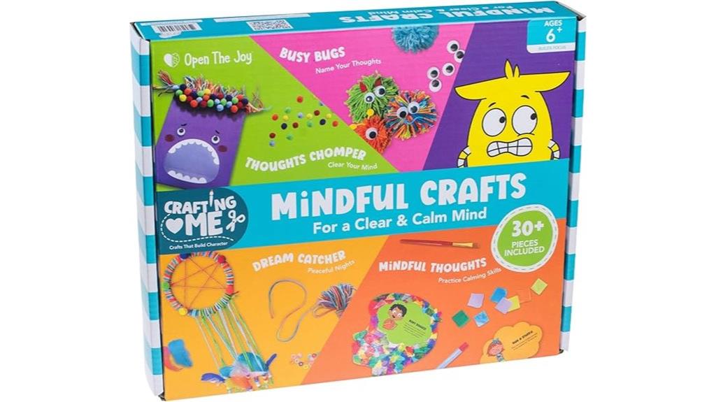 kids craft kit opening