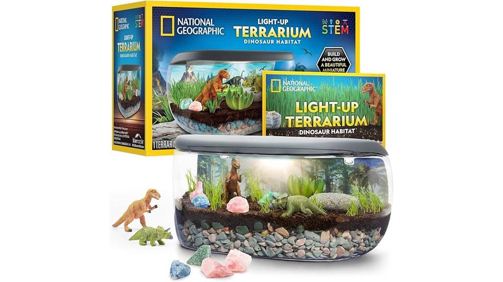 kids glowing terrarium kit