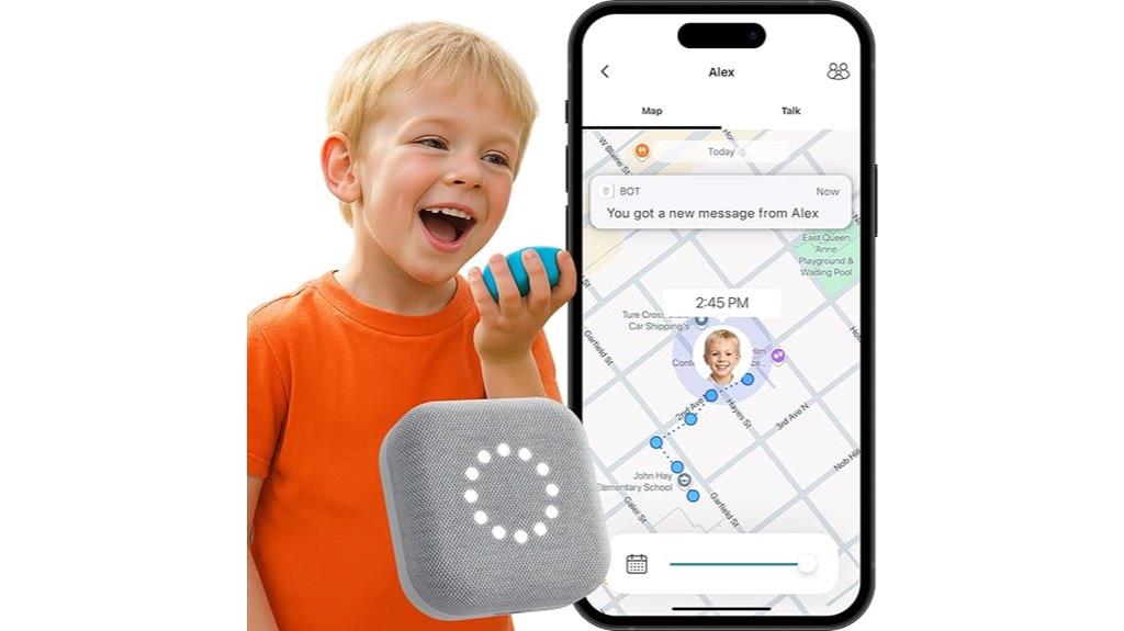 kids gps tracker with audio