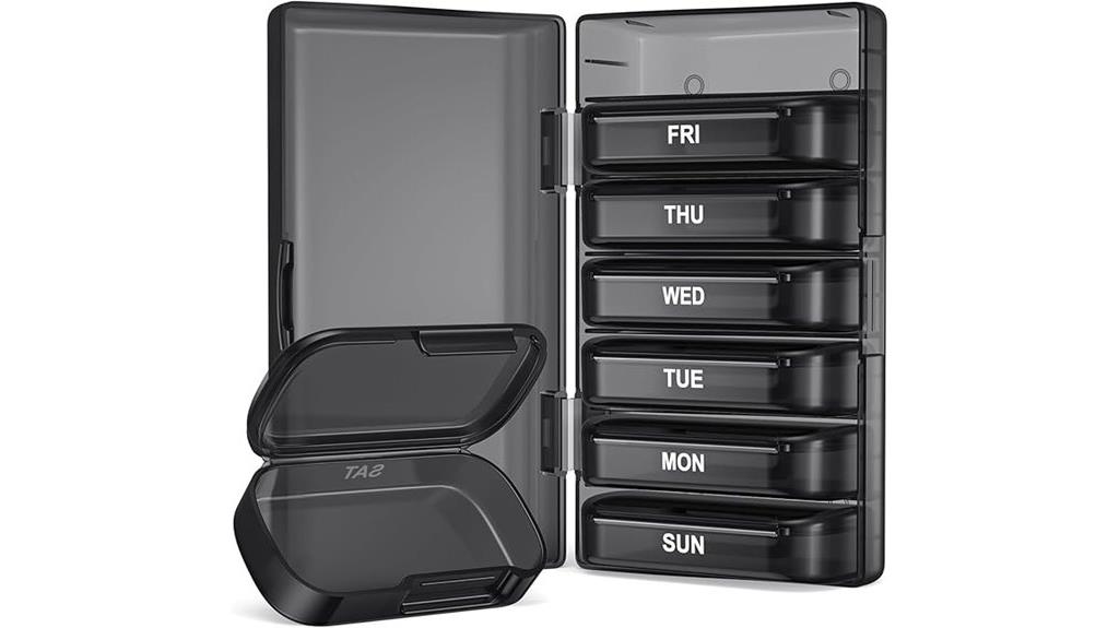 large capacity weekly organizer
