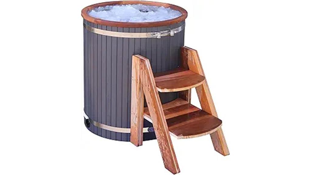 large ice bath tub