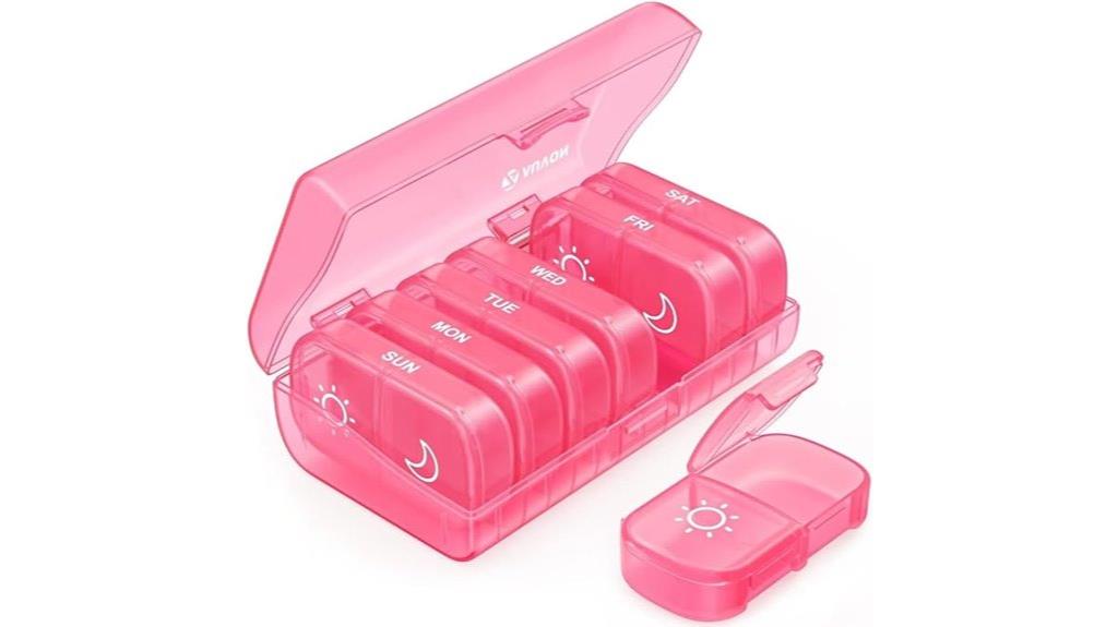 large opening weekly organizer