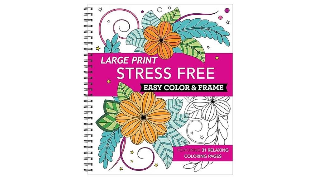large print coloring book