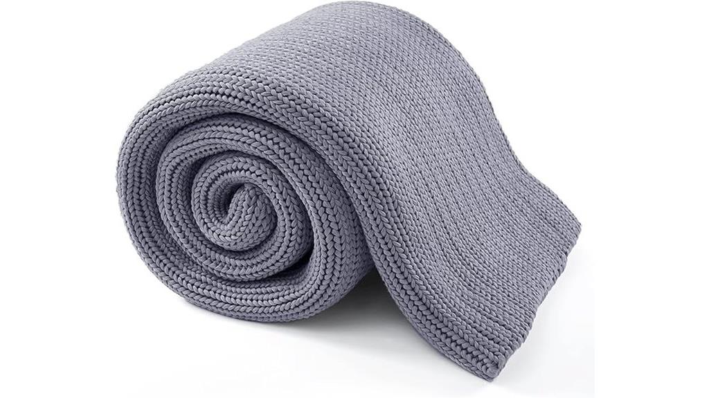 light grey 15lb blanket