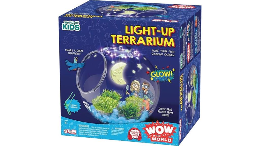 light up terrarium stem toy