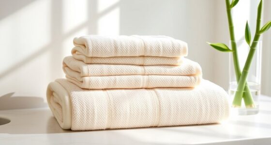 luxurious eco friendly towel sets