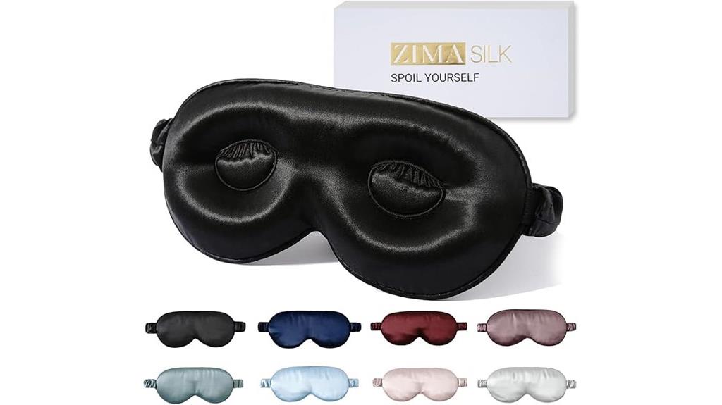 luxurious mulberry silk sleep mask