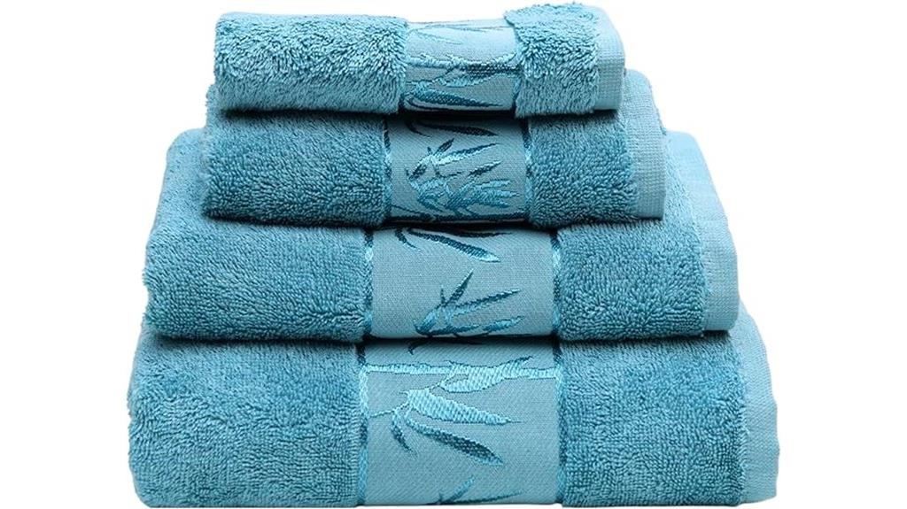 luxury bamboo cotton towels