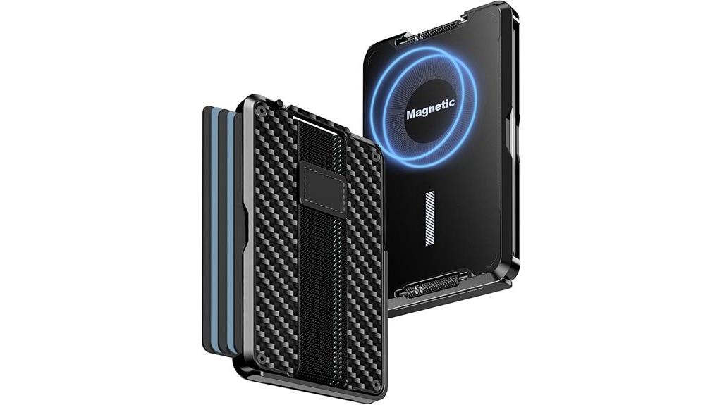 magnetic wallet with stand