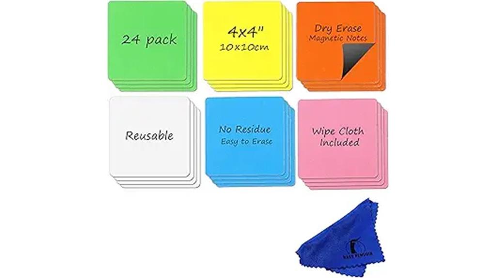 magnetic whiteboard planning set
