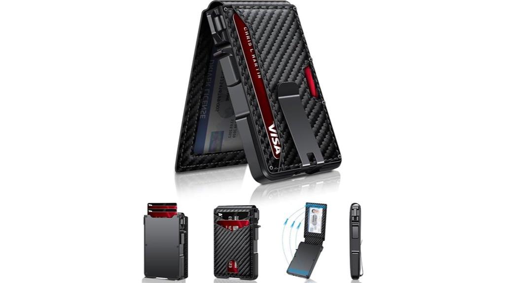 minimalist rfid bifold wallet