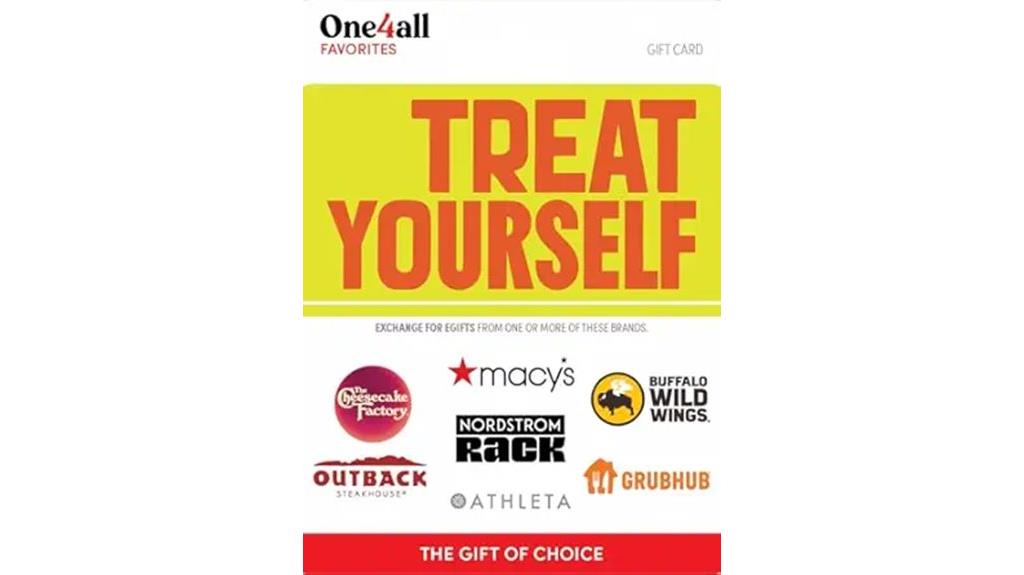 multiple brand gift card