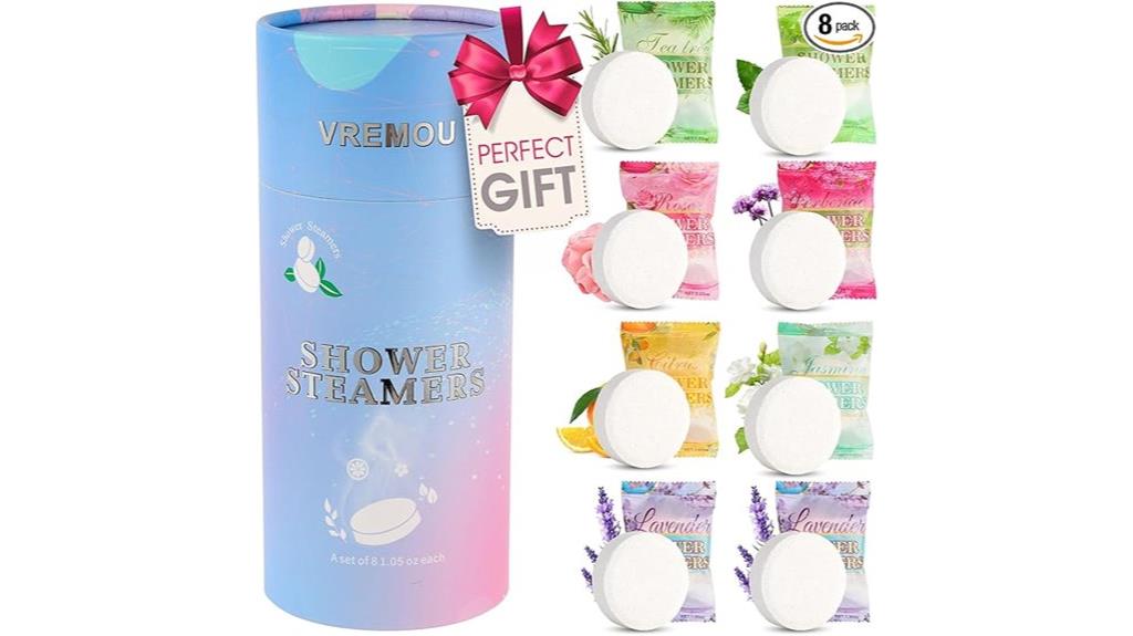natural shower steamers pack