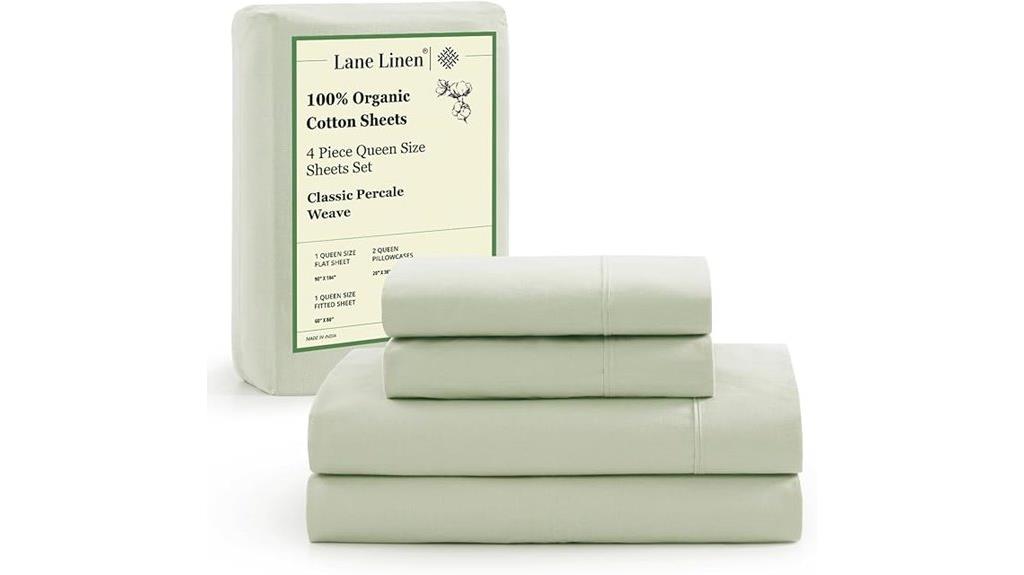 organic cotton queen sheets