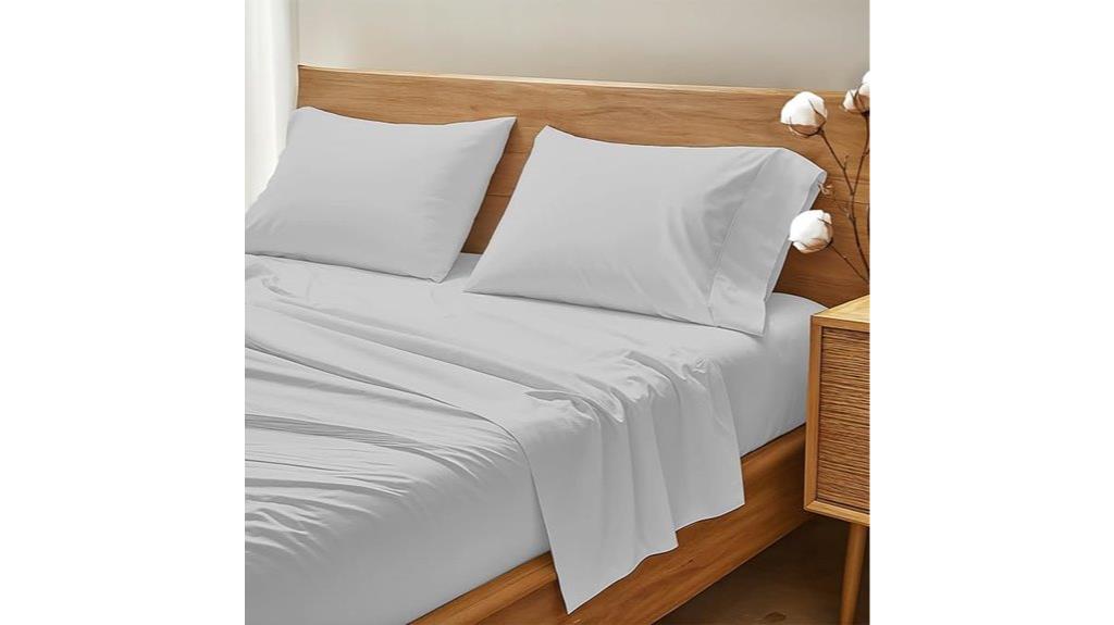 organic gray cotton sheets