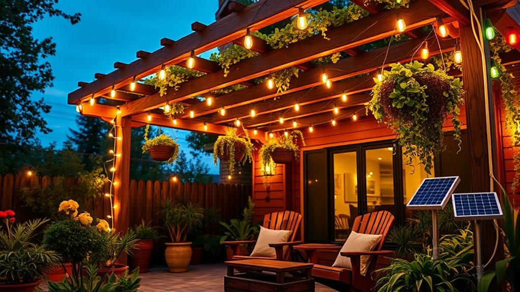 outdoor solar string lights