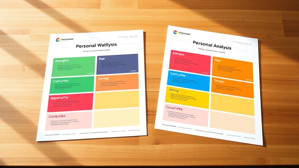personal swot analysis templates