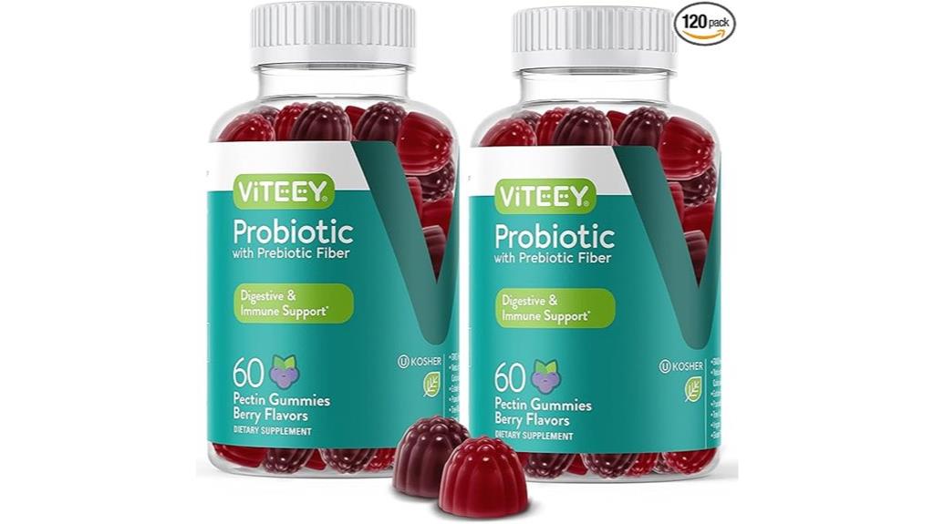 probiotic gummies with prebiotics