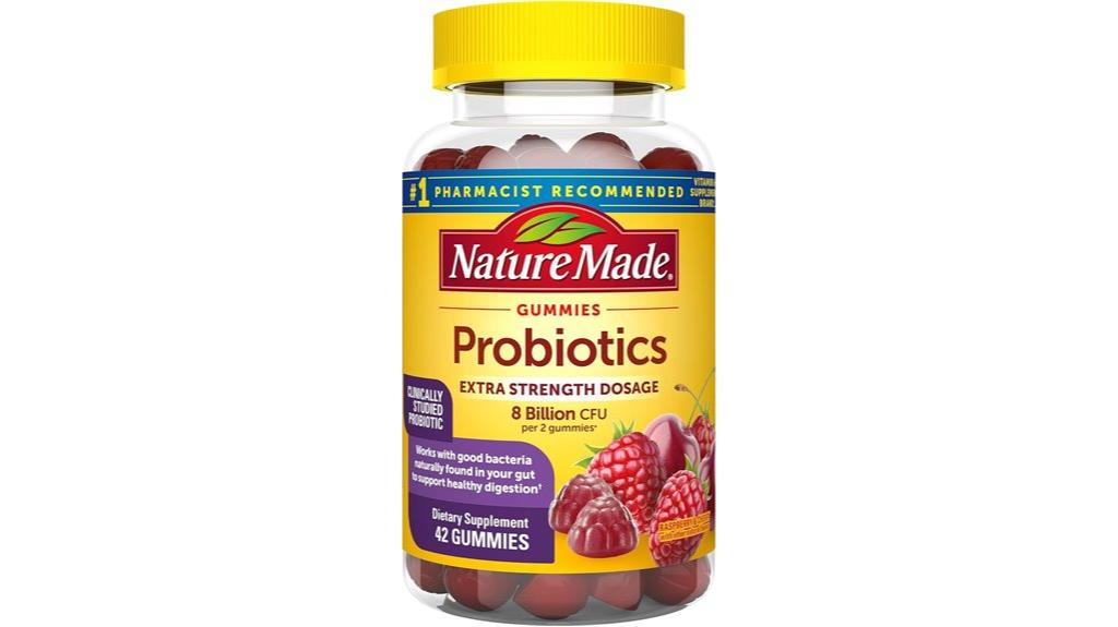 probiotics gummies extra strength