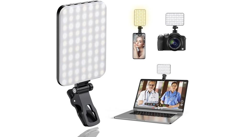 rechargeable led selfie light