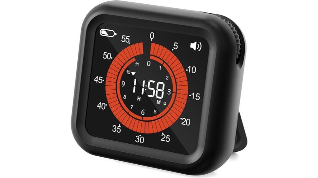 rechargeable va display timer