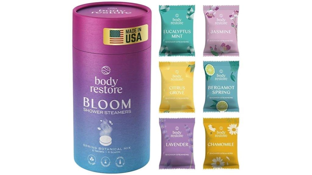 relaxing shower aromatherapy set