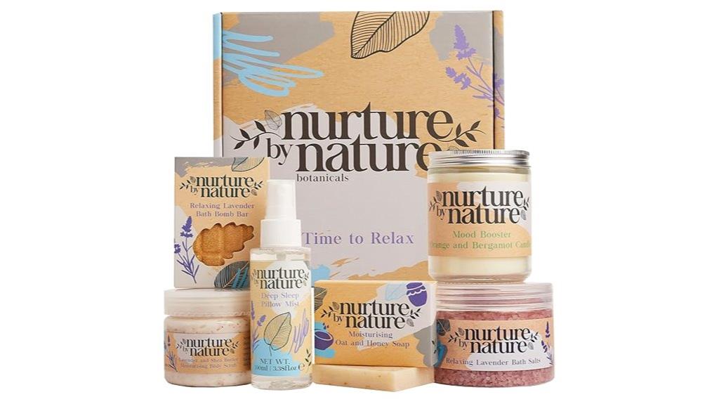 relaxing spa gift set