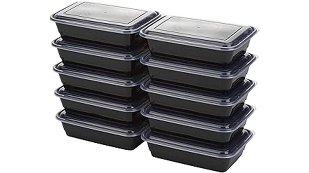 reusable bpa free meal containers
