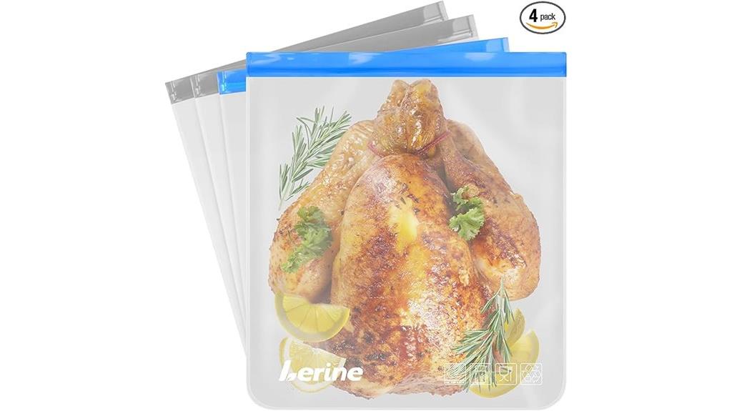 reusable freezer storage bags