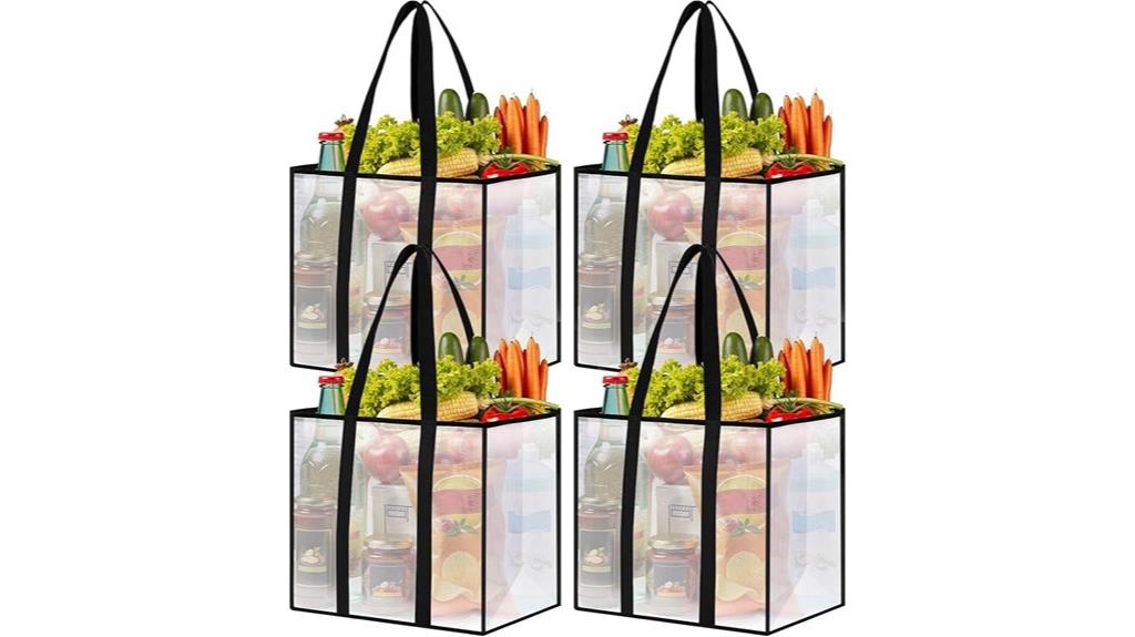reusable grocery bag set