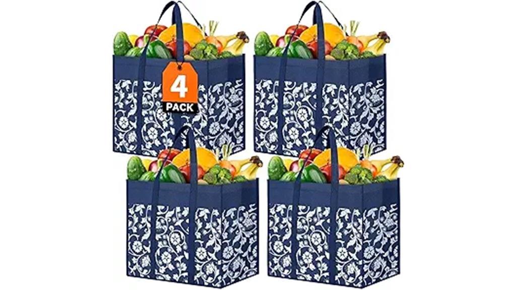reusable grocery bag set