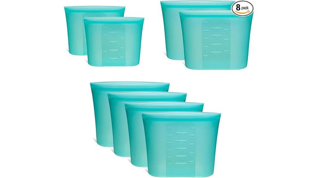 reusable silicone food bags