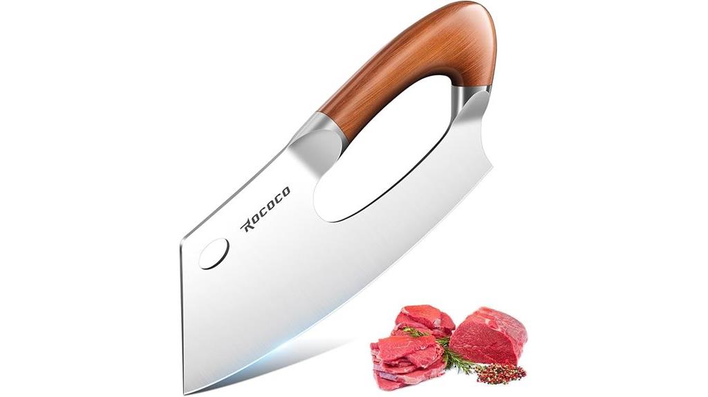 rococo stainless meat cleaver