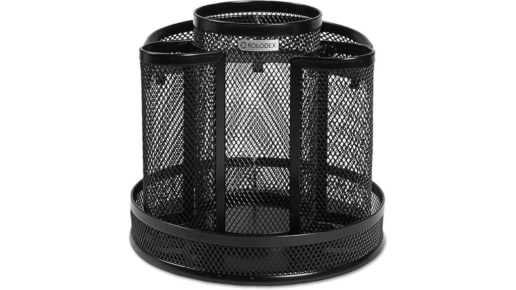 rotating desk organizer caddy