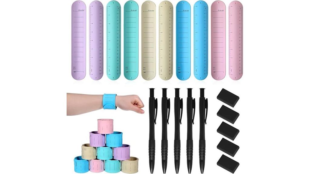 silicone bracelets with pens