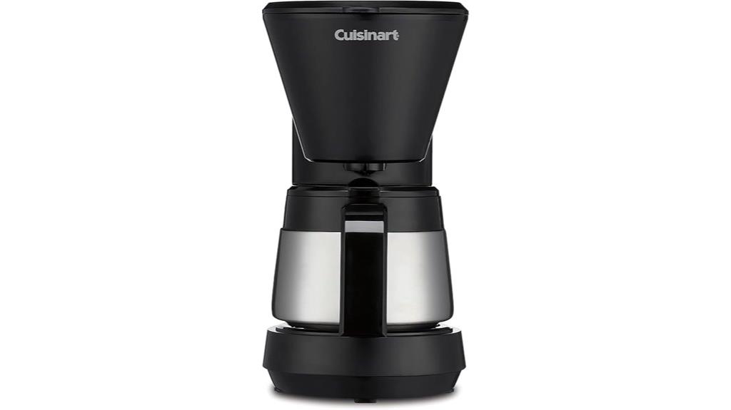 small stainless steel coffeemaker