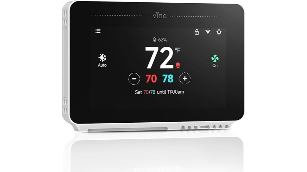 smart wifi touch thermostat