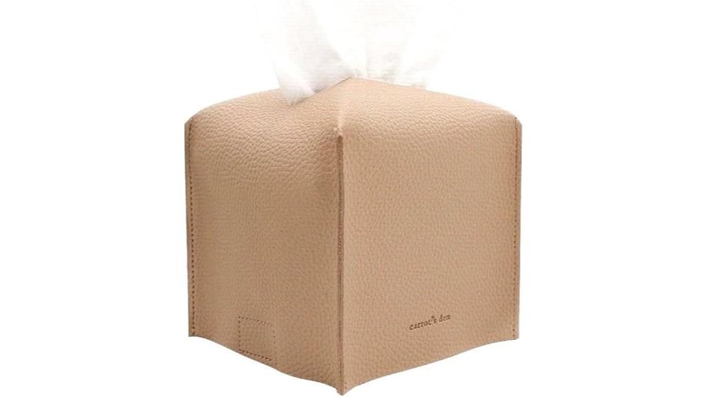 square tissue box holder