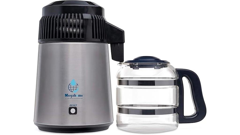 stainless glass water distiller