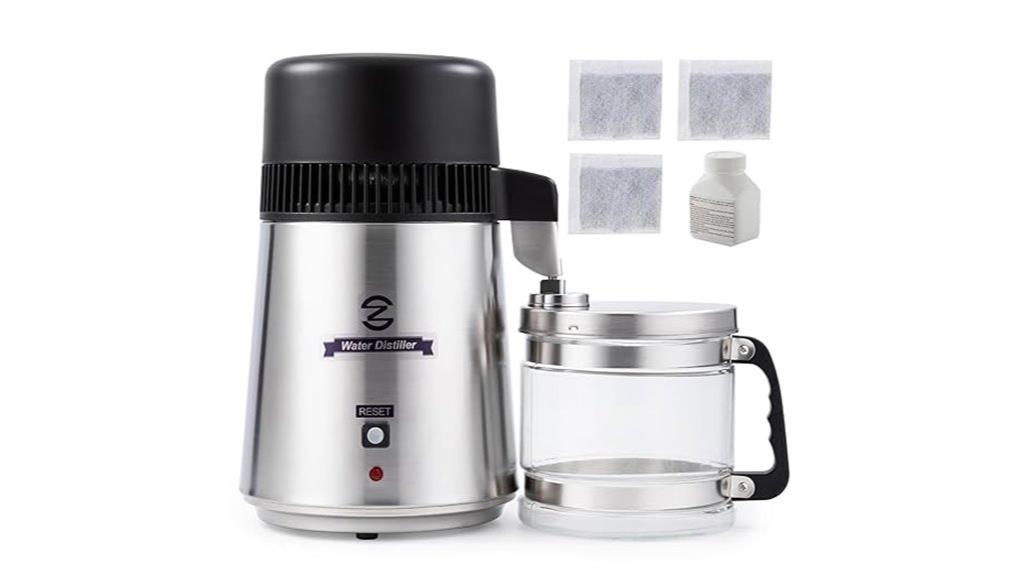 stainless steel water distiller
