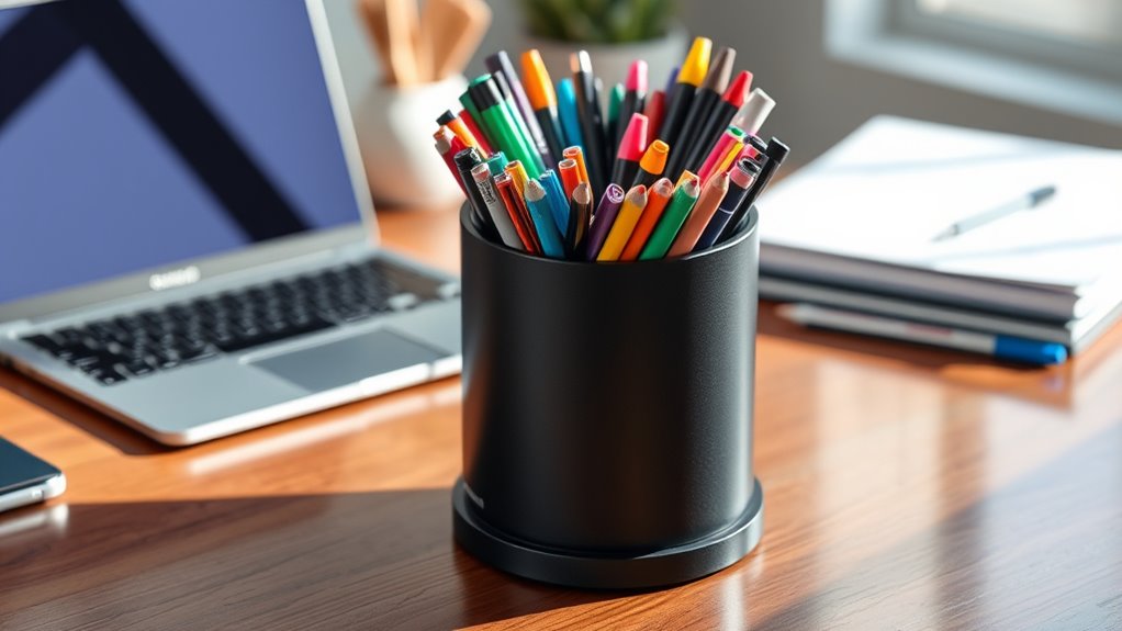 stylish rotating pen holders