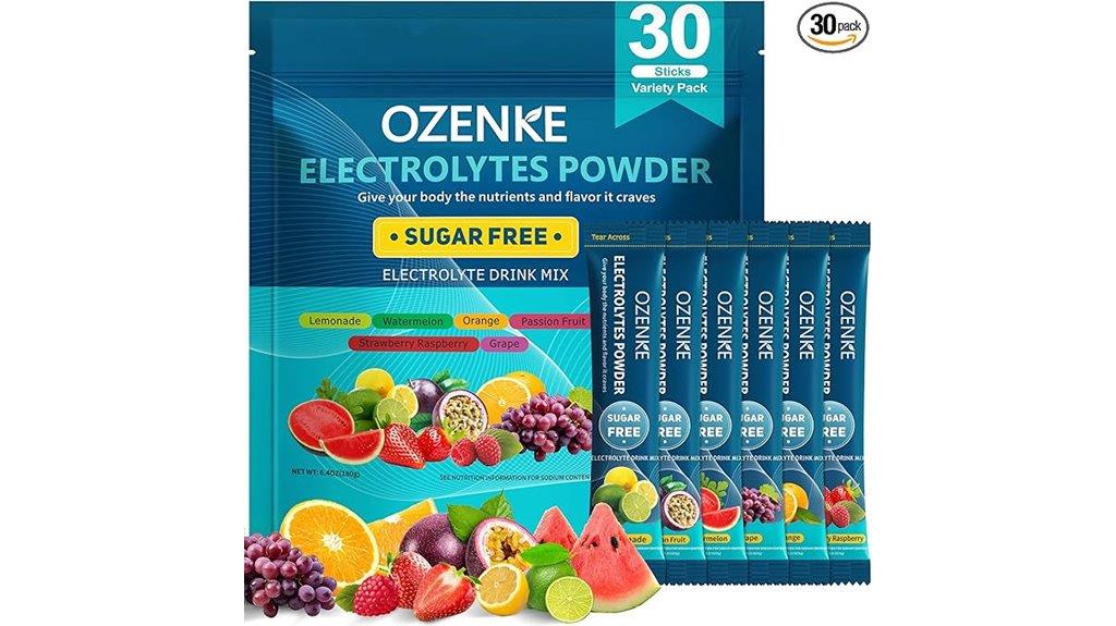 sugar free hydration stick pack
