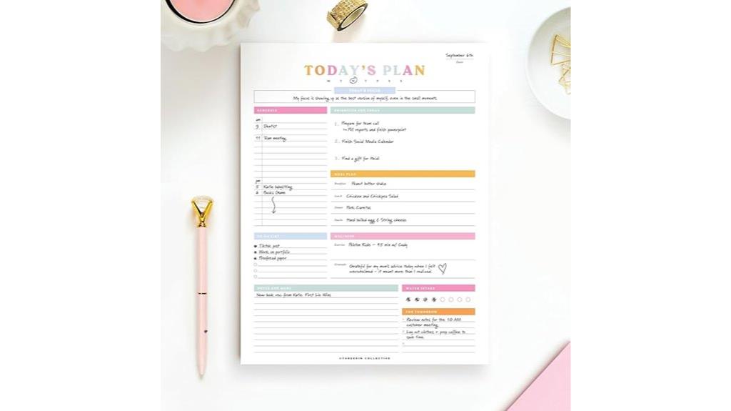 three kin weekly planner