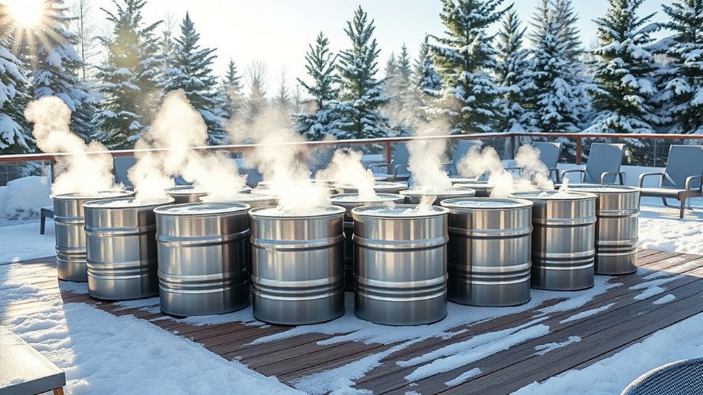 top cold immersion ice barrels