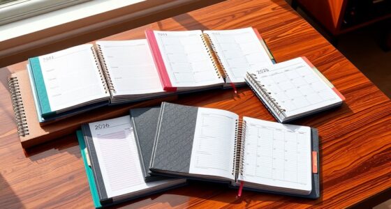 top lay flat daily planners