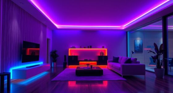 top led strips for ambiance