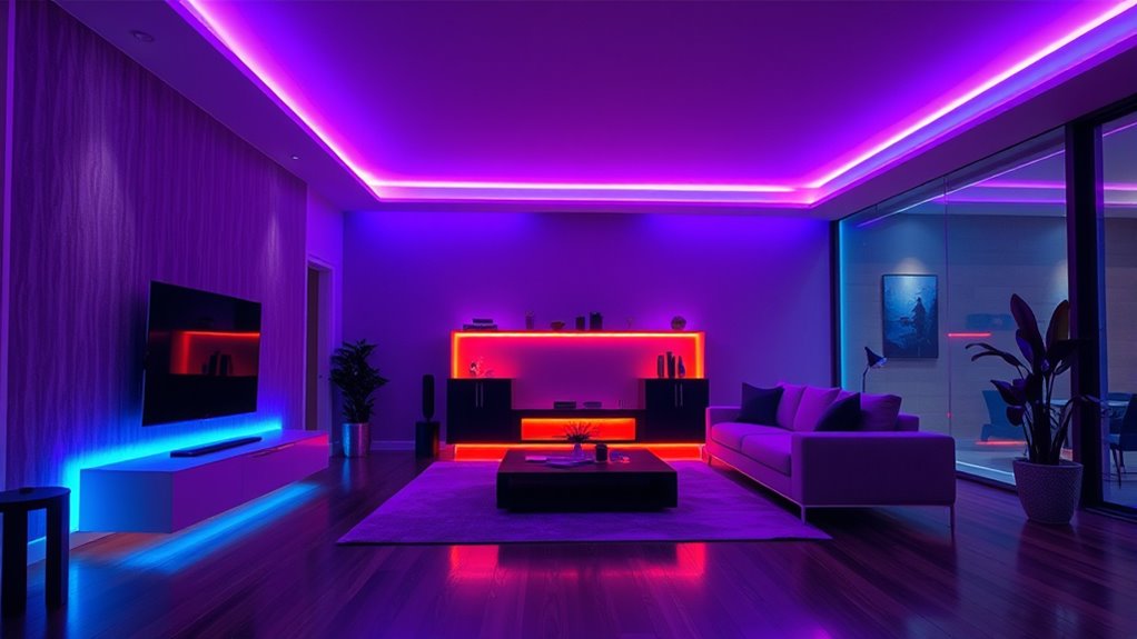 top led strips for ambiance