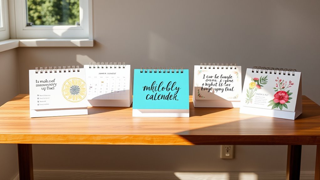 top motivational desk calendars
