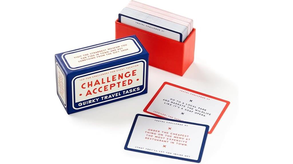 travel challenge card deck